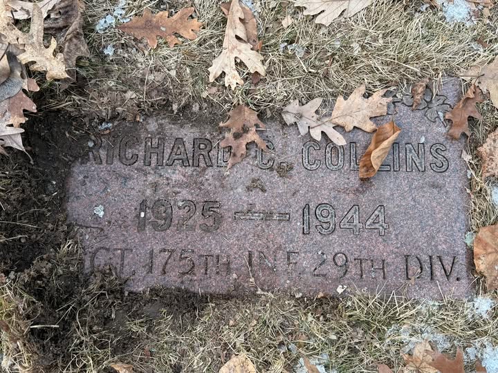 Grave site of a veteran in Royal Oak