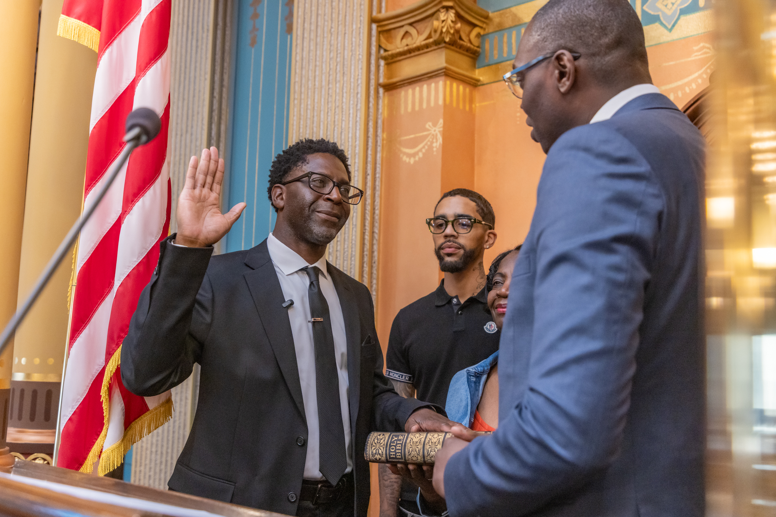 Senator Greene swearing in ceremony
