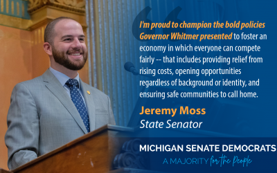 Sen. Moss on Gov. Whitmer’s State of the State Address