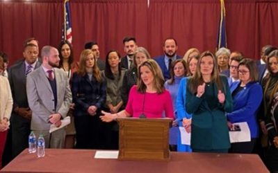 Benson and state lawmakers announce plans to protect the people who protect democracy