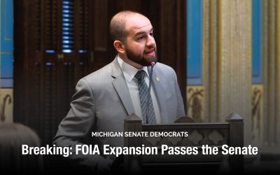 Senate Passes Moss-McBroom Legislation to Expand Freedom of Information Act to Include Governor, Legislature 