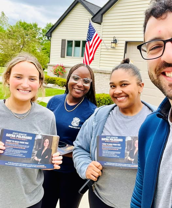 Meeting with Residents in Livonia