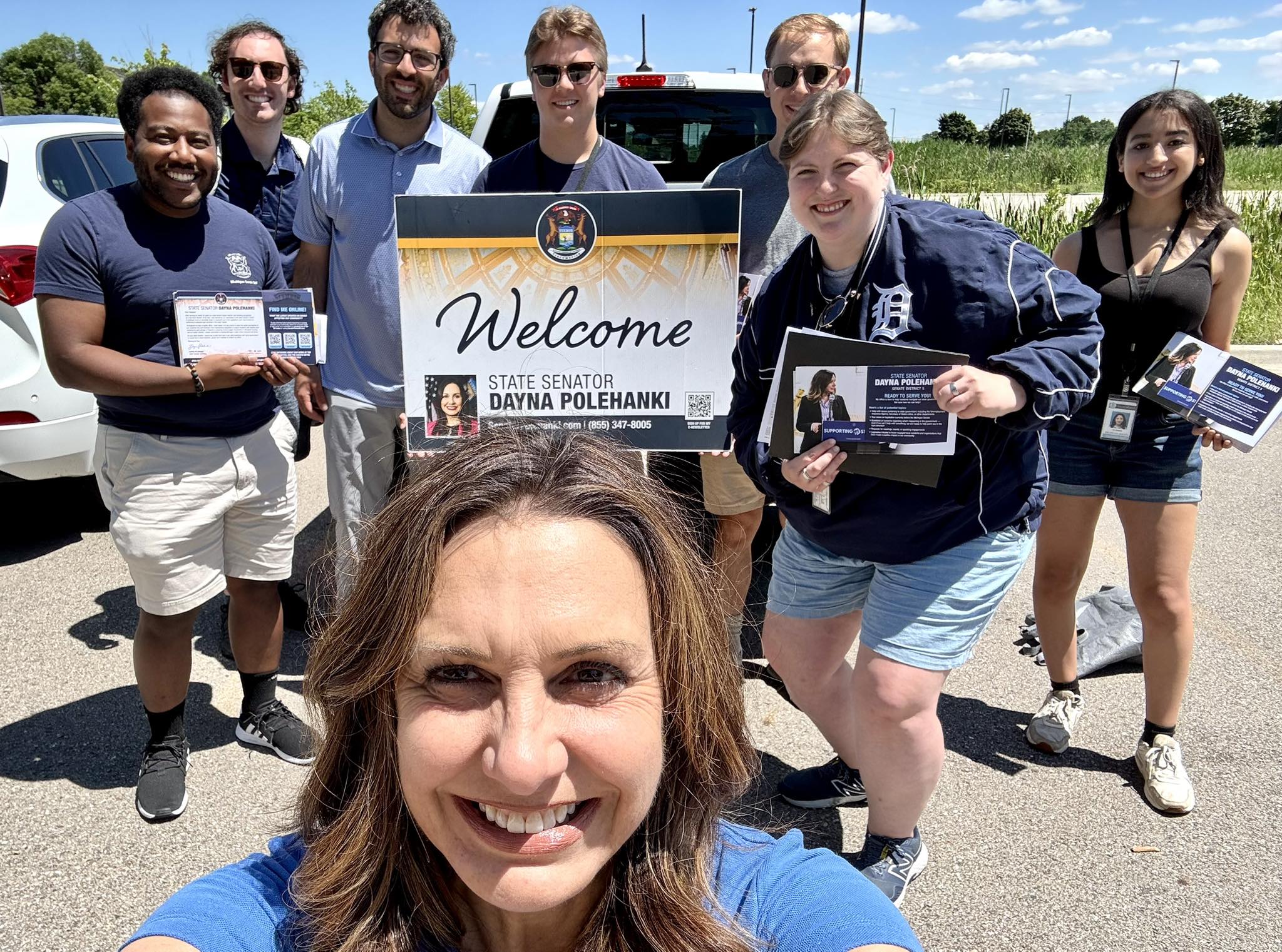 senator Polehanki Door knocking