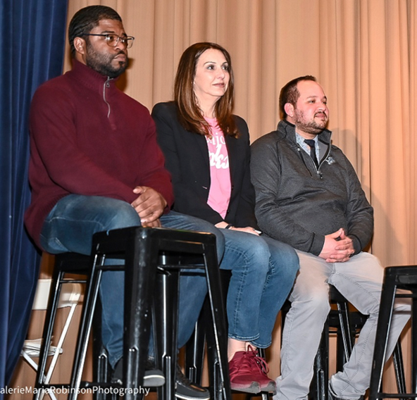 Senator Polehanki along with 2 other community members attending Inkerter's Black History Inkster Icon Awards