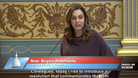 Senator Polehanki's floor statement Commemorating the 75th Anniversary of the Michigan Association of Retired School Personnel (MARSP)