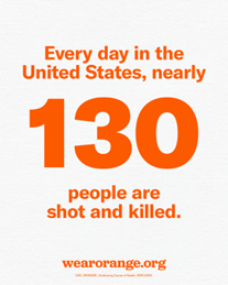 Every day in the United States, nearly 130 people are shot and killed.