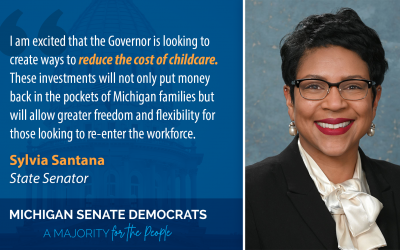 Sen. Santana on Gov. Whitmer’s State of the State Address 