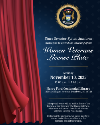 Unveiling the Women Veterans’ License Plate 