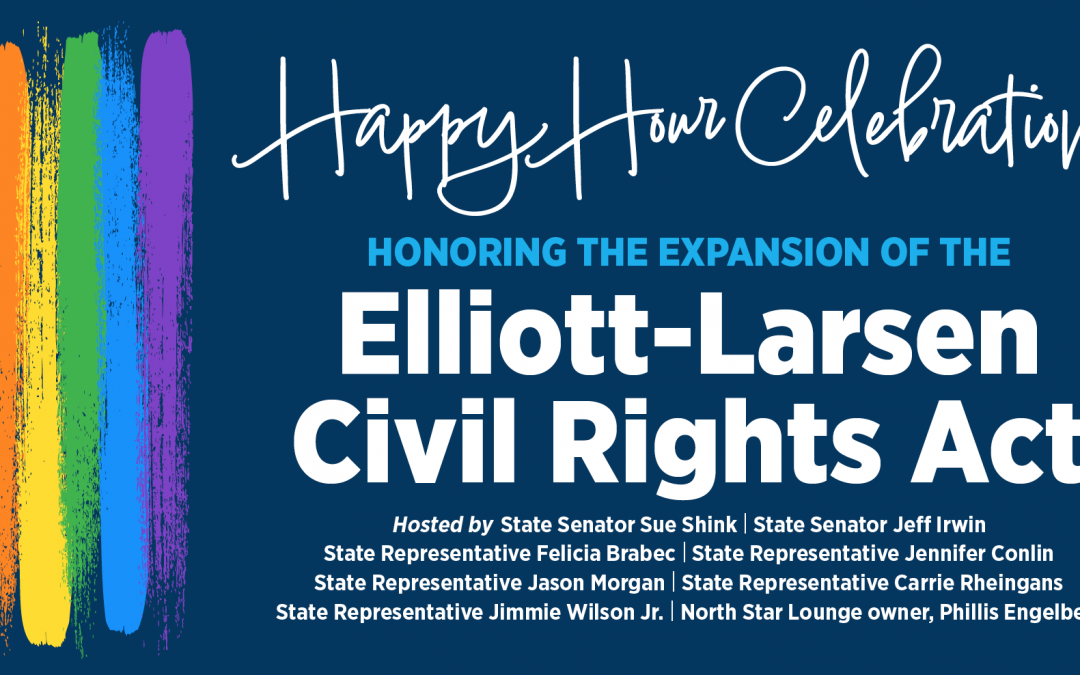 Sen. Shink, Ann Arbor Legislators Celebrate Signing of Historic Bill to Expand Elliott-Larsen Civil Rights Act to LGBTQ+ Michiganders 