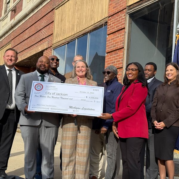 $4.5 Million for Hayes Hotel Redevelopment — Check presentation