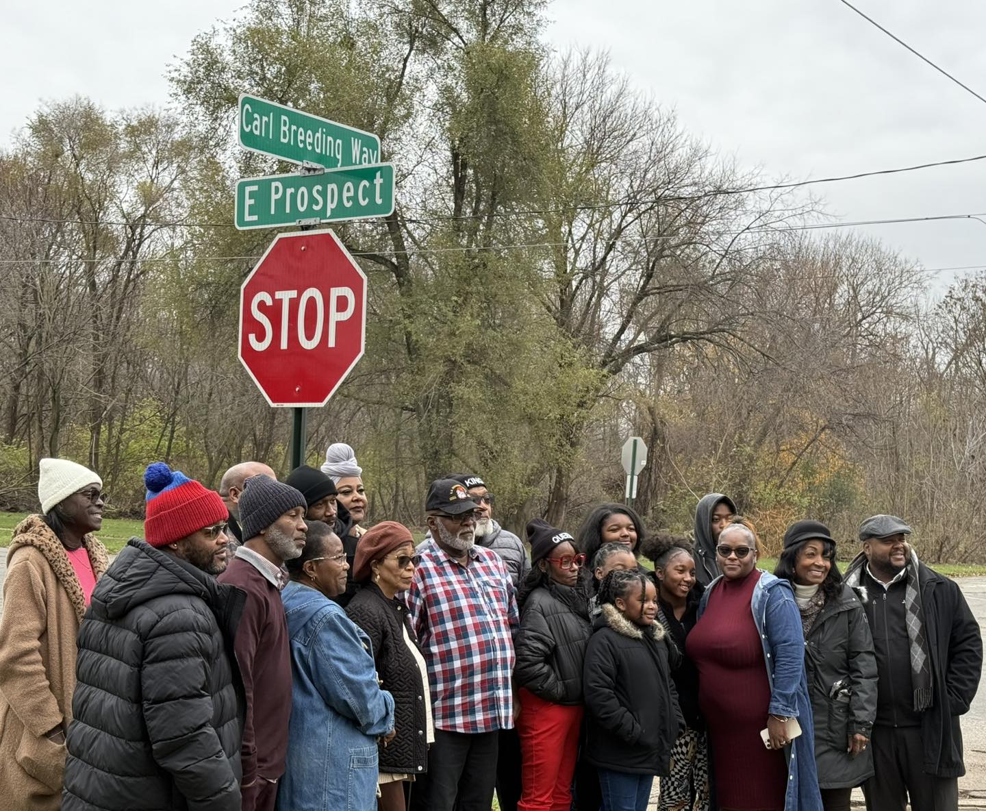 The City of Jackson unveiled a new street sign to honor the late City Councilperson and community leader, Carl Breeding.