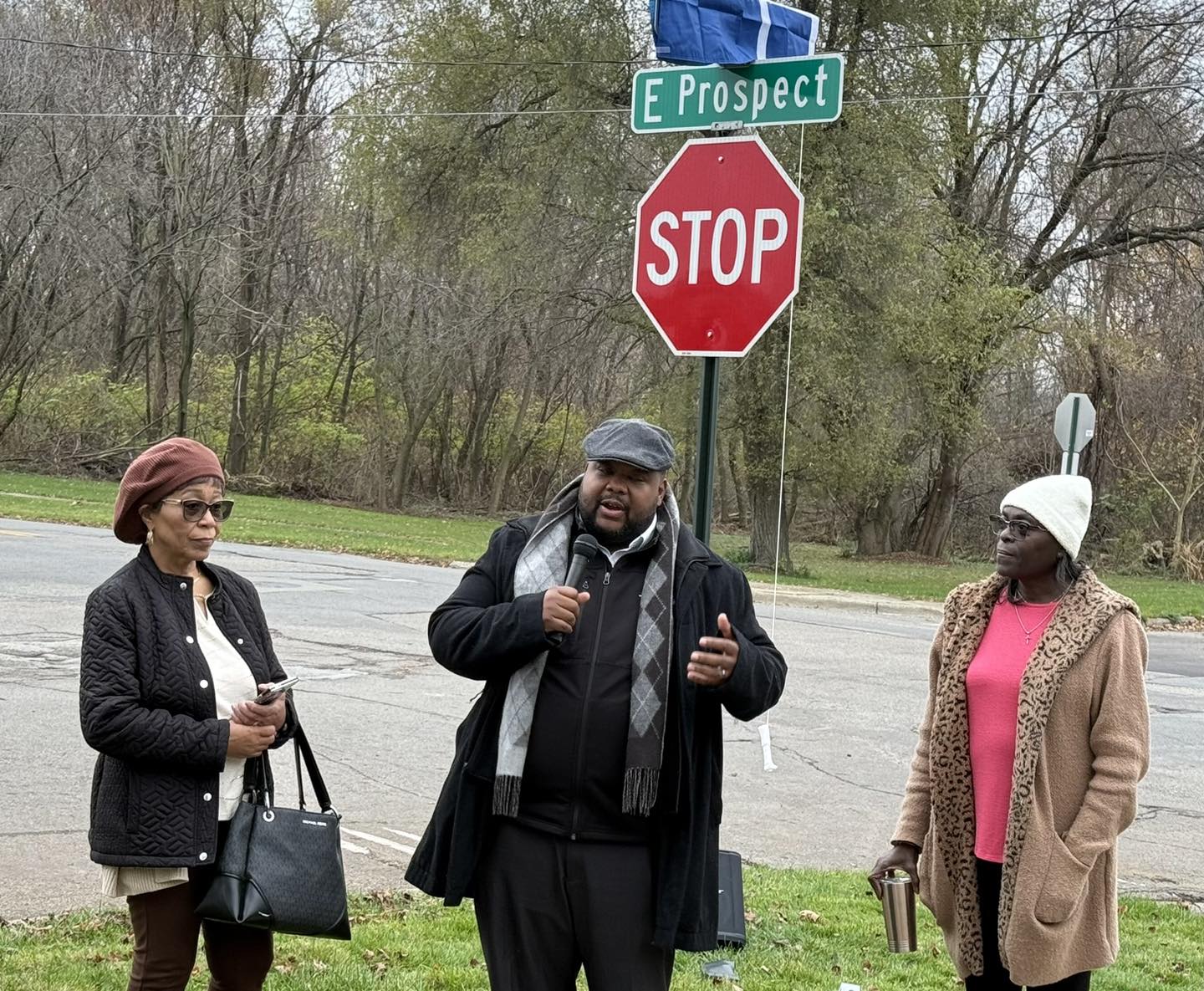 The City of Jackson unveiled a new street sign to honor the late City Councilperson and community leader, Carl Breeding.