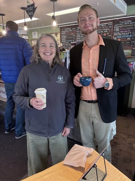 Great to meet Casey and Linda, owners of Mama Nola Granola, at Argus Farm Stop in Ann Arbor.