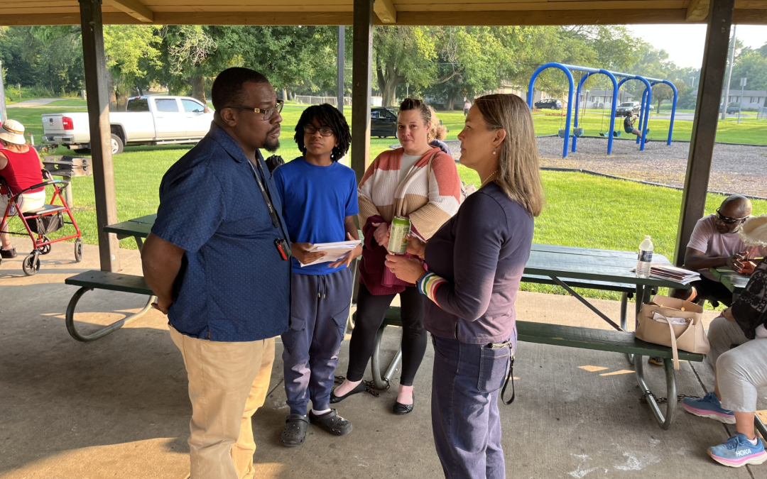 Sen. Shink Connects with Constituents at Community Ice Cream Social