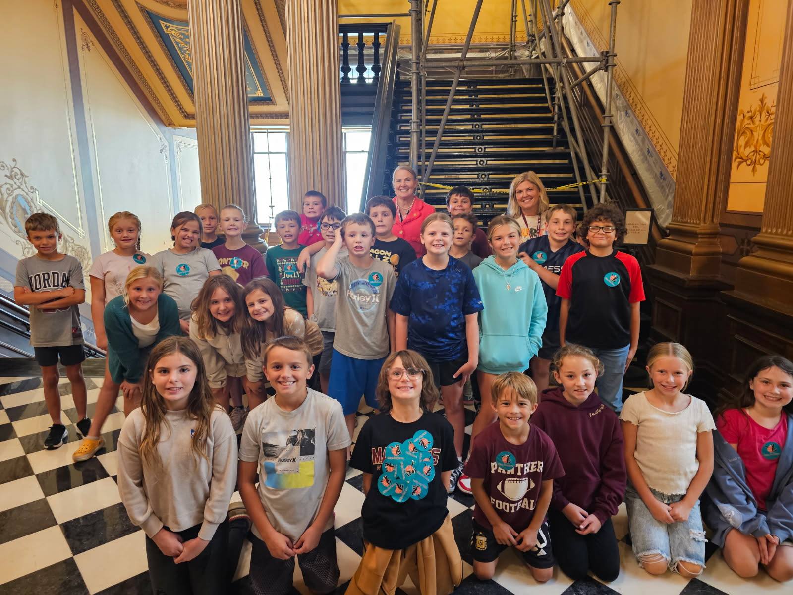Warner Elementary Visits Capitol 