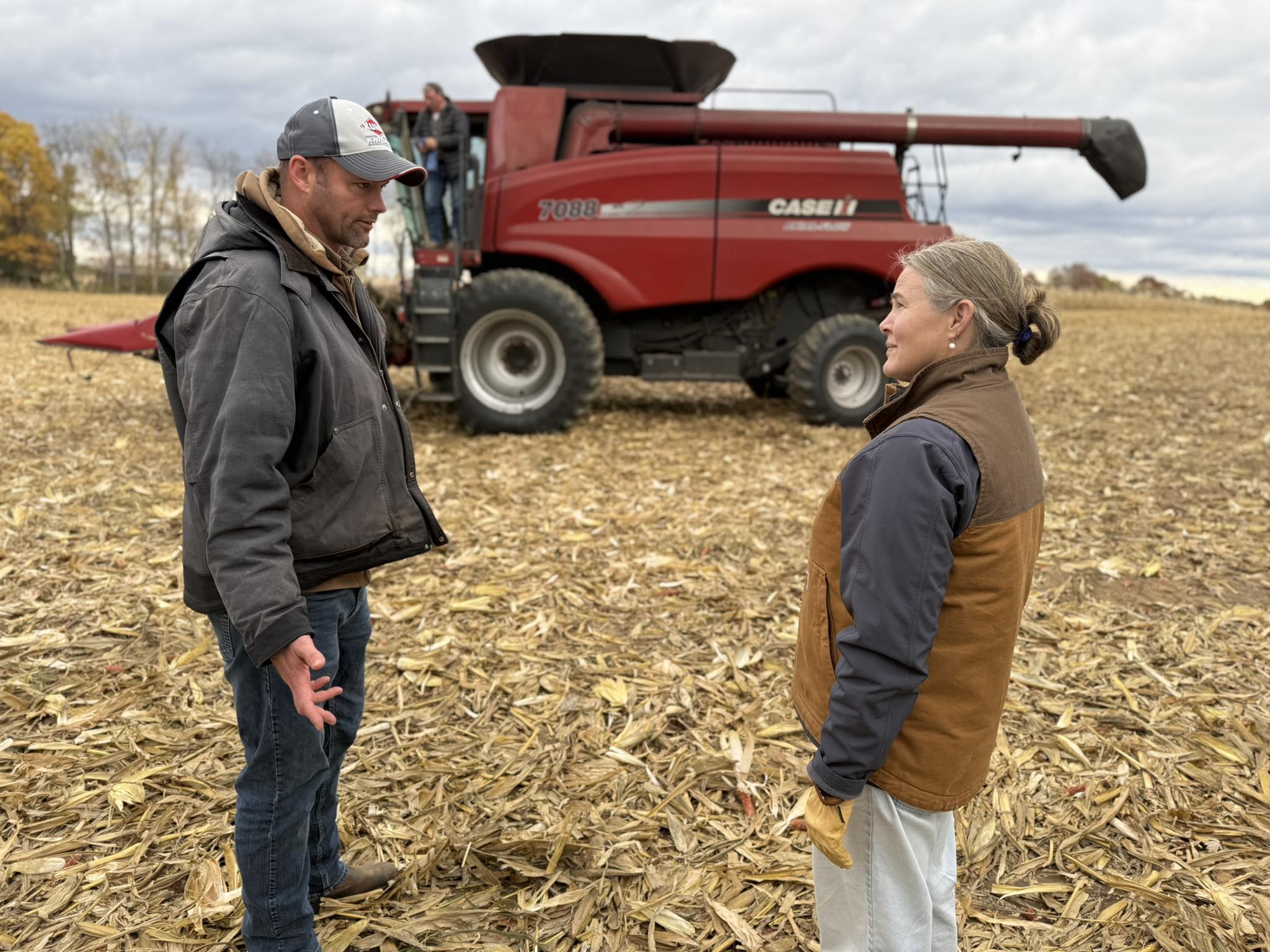 Thank you, Gerrit DeGlee for hosting me on a corn harvesting ride-along. 