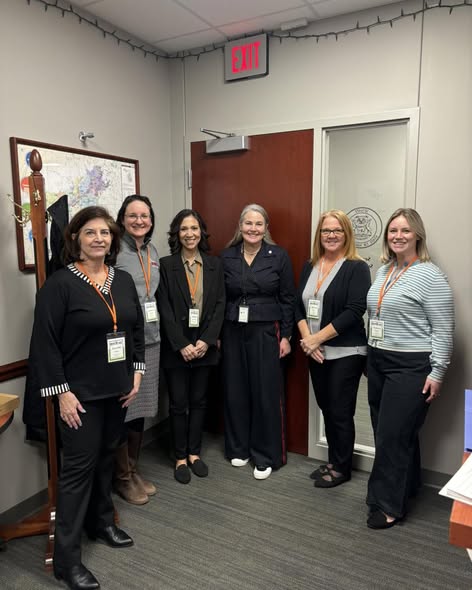Michigan Adult, Community & Alternative Education Association (MACAE) and Senator Shink meeting in the Senator's office