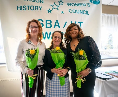 The Jackson’s Women’s History Council celebrated its 50th anniversary and presented the annual Susan B. Anthony/Harriet Tubman Awards to Vittoria Jimerson, Wanda Beavers (aka Mama Tu-Tu), Margaux Dever, and a member of my team, Nancy Smith.