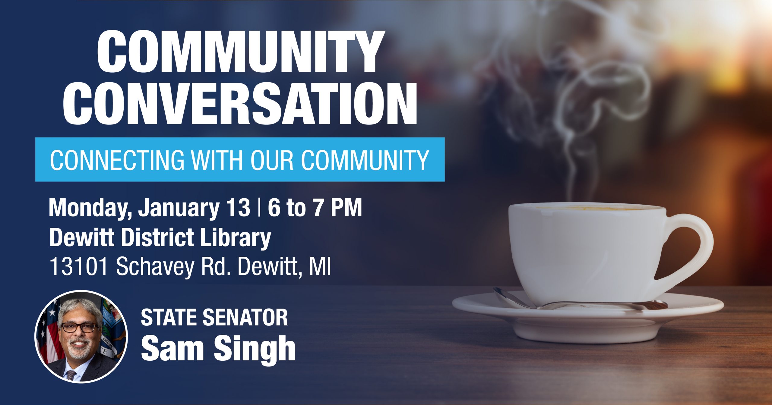 Senator Singh Coffee & Conversation