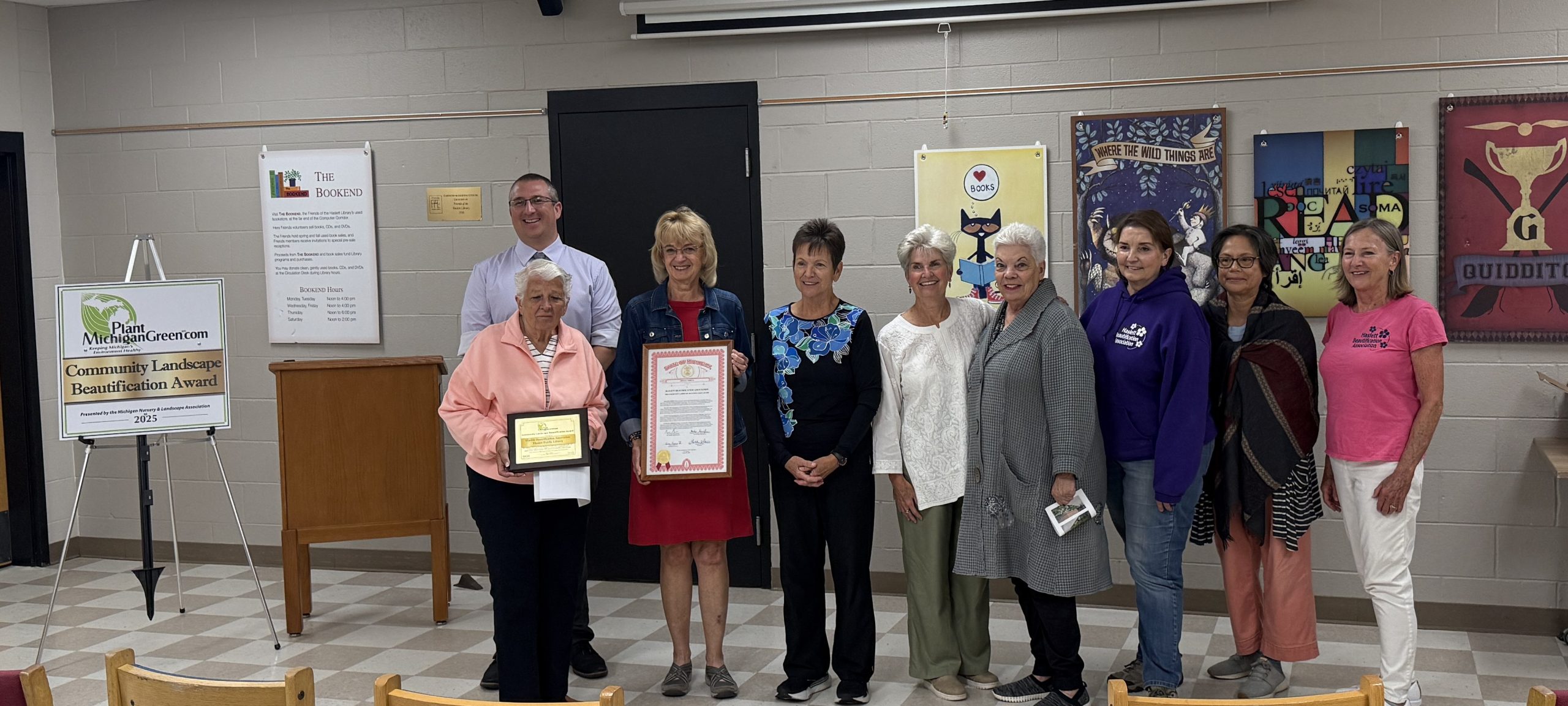 Tribute for Haslett Library