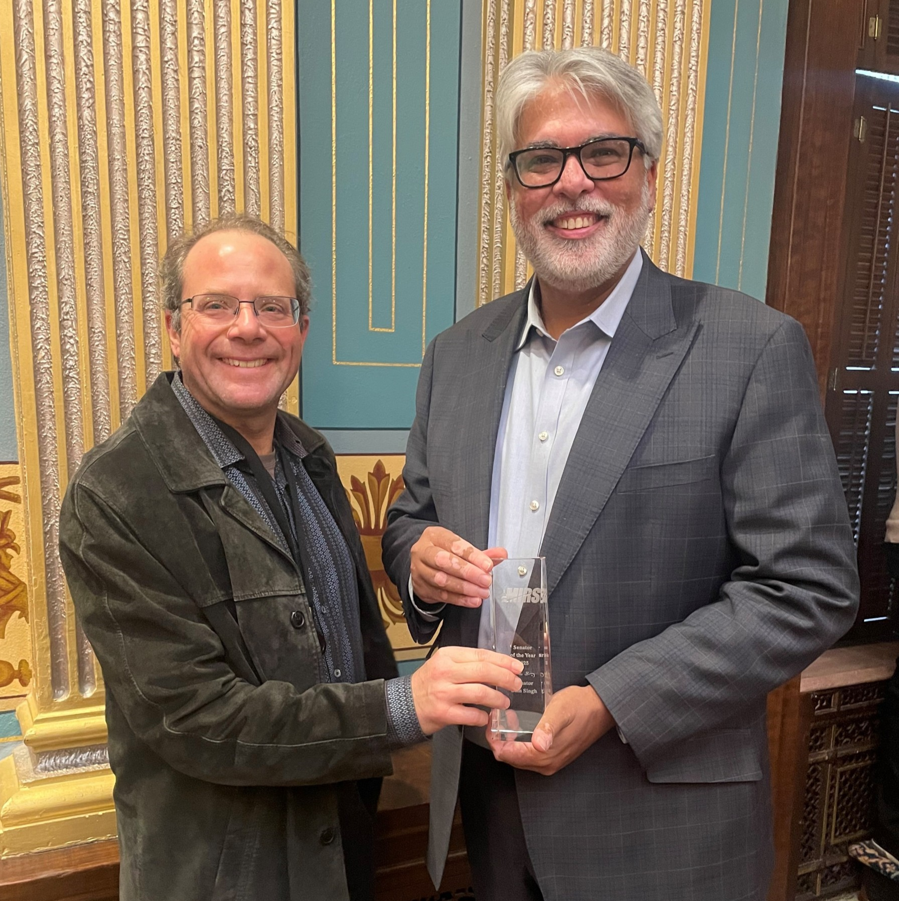 Sen Sam Singh Senator of the Year by MIRS News