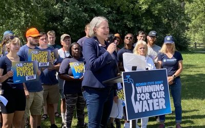 Sen. Shink, Volunteers Celebrate Budget Wins for the Environment and Water at Huron River Cleanup Event