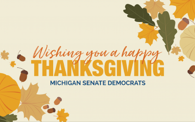 The Season of Giving: Senate Democrats Celebrate Thanksgiving, Highlight Efforts to Invest in Michigan Families, Local Communities 