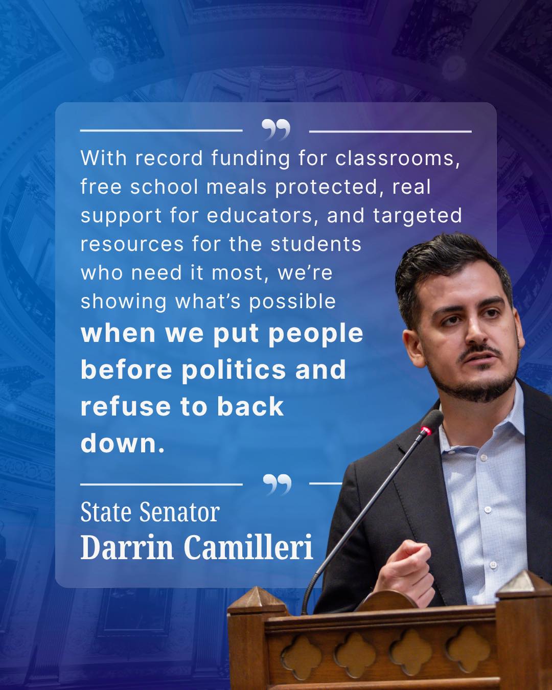 Sen Anthony with Attorney General Nessel at an event