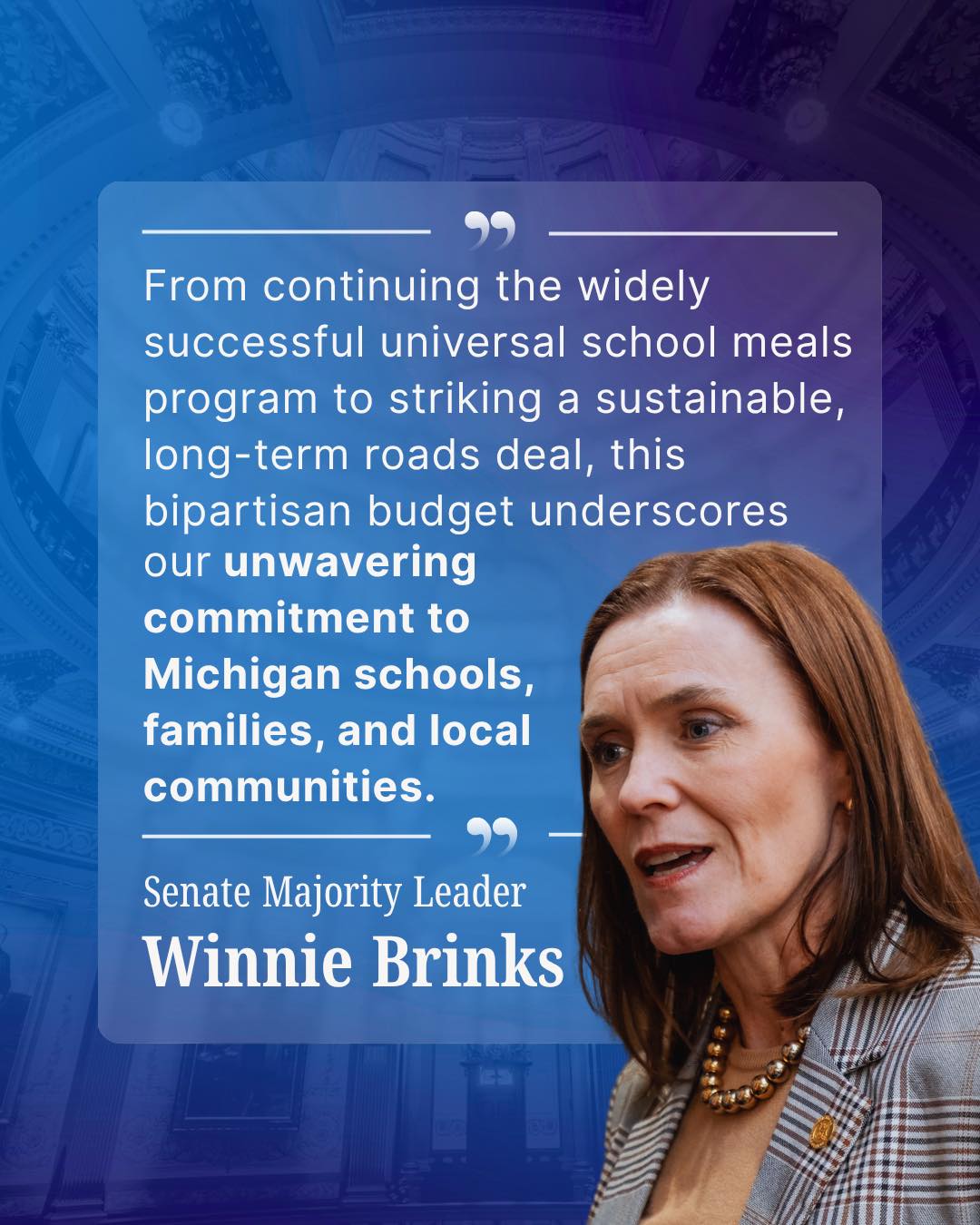 Sen Anthony with Attorney General Nessel at an event