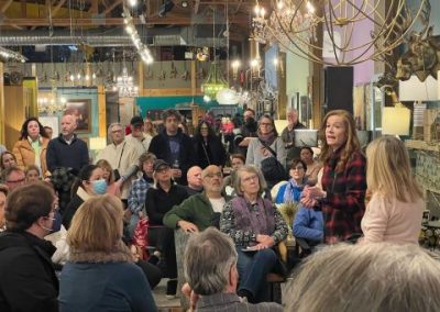 Sen McMorrow at a Coffee Hour in Clawson