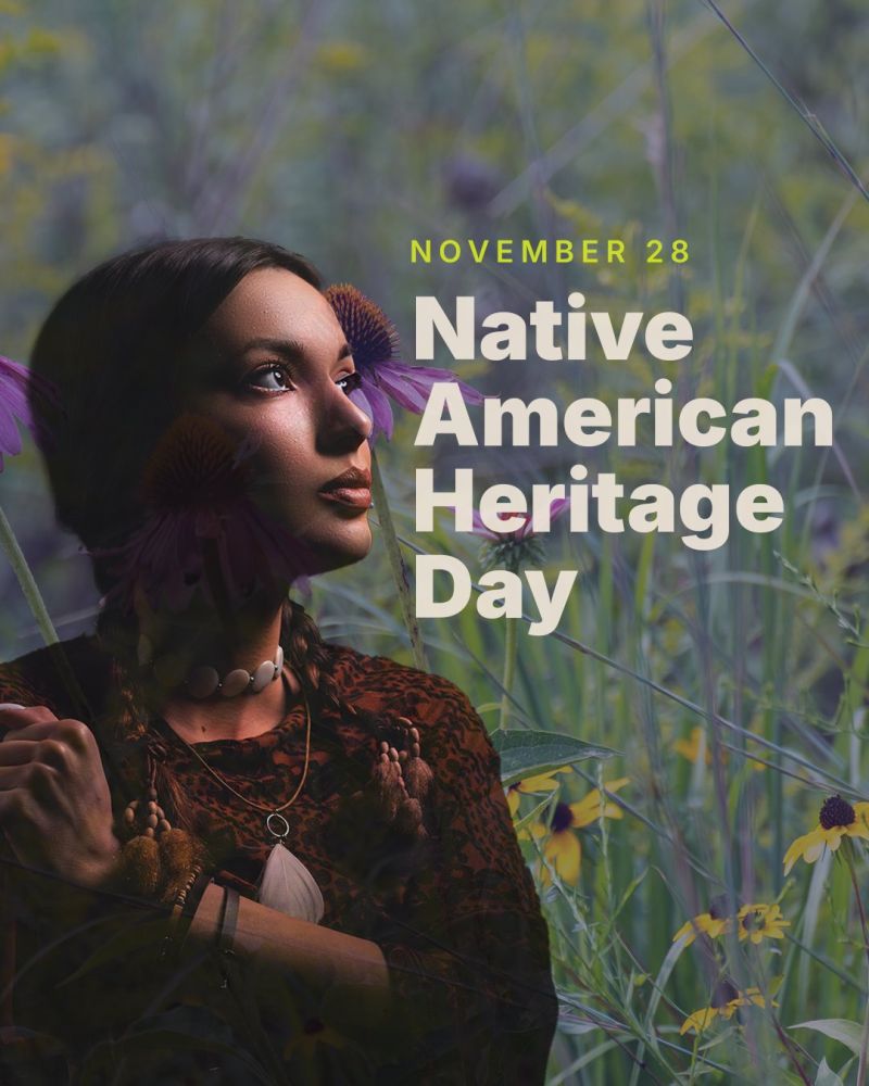 Image for the Tweet beginning: Today we celebrate Native American